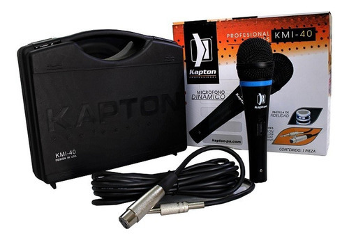 Microfono Profesional Alambrico Kapton Kmi-40 Alta Fidelidad