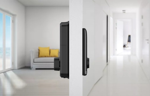 Promo Cerrojo Tekno Flat Huella Clave Tarjeta Bluetooth App Negro