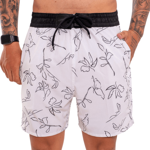 Bermuda Moda Masculina Estampada Praiana Short Verão Adulto