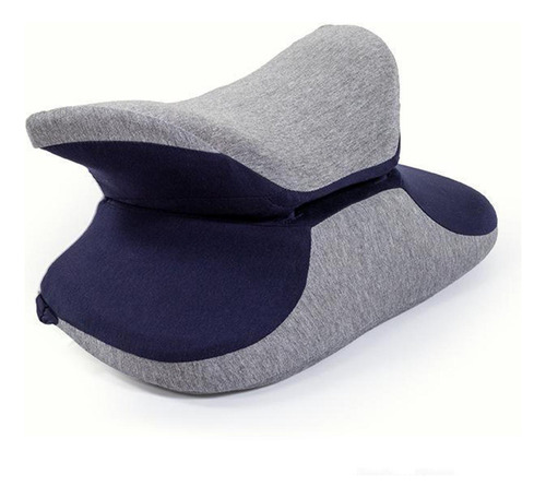 Almohada De Siesta Almohada De Cuello Trasero Azul Oscuro