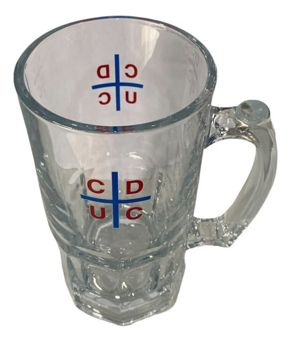 Vaso Cervecero Schopero Universidad Catolica 1 Litro Vidrio