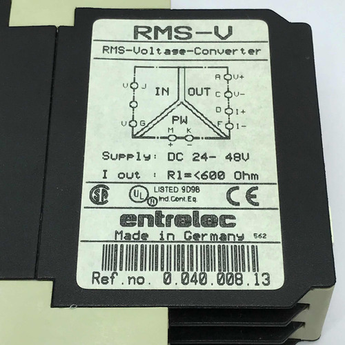 Entrelec Rms-v Convertidor De Voltaje