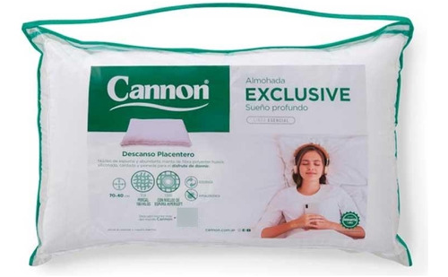 Almohada Cannon Exclusive 70cm X 40cm Otero Hogar.