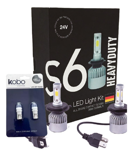 Kit De Led S6 12v-24v Camioneta Camion Micro H4 , H7