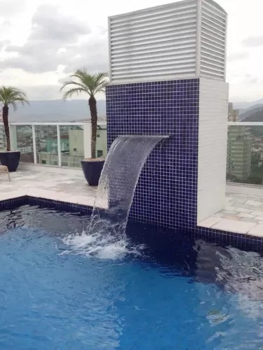 Cascata Embutir Em Fibra C/ Bico Inox 120cm (1,20mt) Piscina