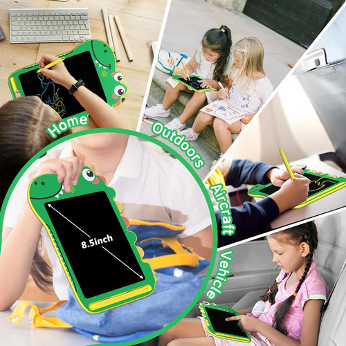 Bkm Tableta De Escritura Lcd Para Niños, Juguetes De 8,5 Pul