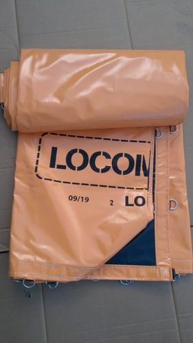 Lona Lonil Dupla Face Laranja E Preta 4x3 - Locomotiva