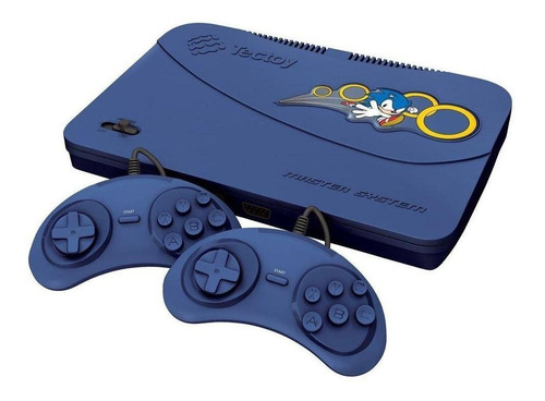 Imagem 1 de 3 de Console Tectoy Sega Master System Evolution Standard Cor  Azul