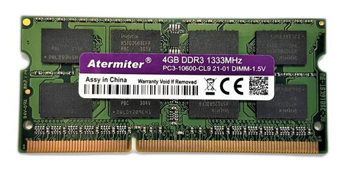 Imagem 1 de 2 de Memória 4gb Ddr3 Notebook Dell Vostro 3500