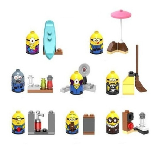 Los Minions Set 8 Legocompatibles