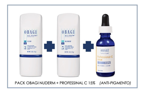 Obagi Pack (blender+clear+professional C 15%) Antimanchas