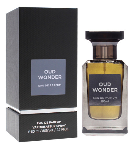 Fragrance World Oud Wonder Eau De Parfum Para Mí, 80 Ml