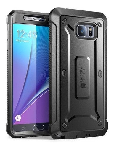 Case Supcase Para Galaxy Note 5 (2015) Protector 360° + Mica