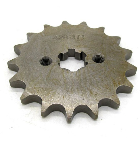 Imagen 6 de 9 de Piñón De Rueda Dentada Delantera De 17 Mm 428 Cadena Para