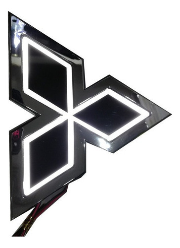 Adecuado Para Logotipo De Coche Mitsubishi 5d Led11,8x10,2cm