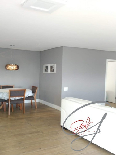 Imagem 8 de 19 de Residencial Mantiqueira Jardins Do Brasil Belíssimo Apartamento, Andar Alto!! Apto 83 M³ Dois Dormitórios , Uma Suite,. - Ap00821 - 69302798