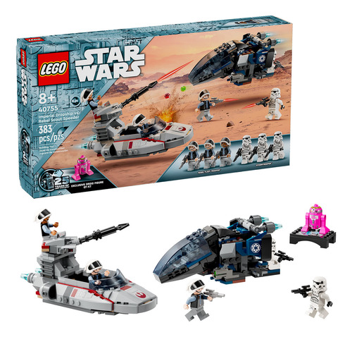 Lego Star Wars Imperial Dropship Vs. Speeder Rebel Scout