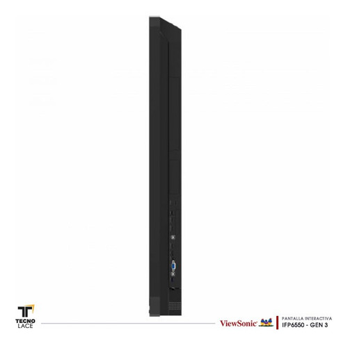 Kit Pantalla Interactiva Viewboard 6550 4k Uhd Con Soporte