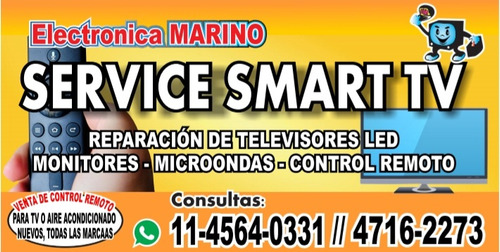 Servicio Tecnico Reparacion De Tv Led Smart Tv Microondas