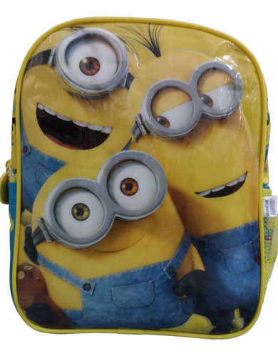 Mochila Espalda Jardin Minions Lic Original Armonyshop