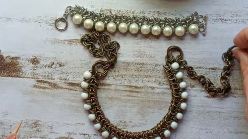 Imagen 4 de 6 de Video Tutorial ¦ Curso Bijouterie ¦ Gargantilla Tunez