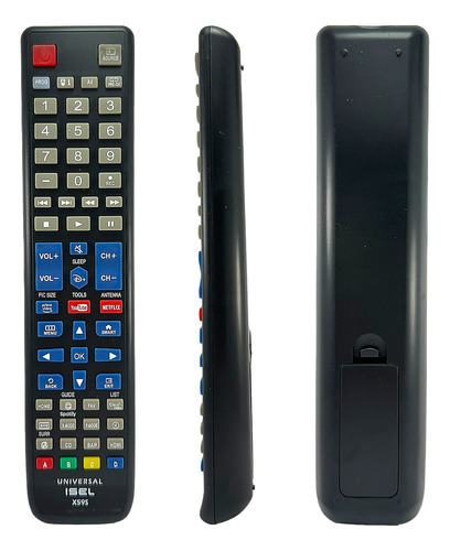 Control Universal Isel X59s Pantallas Smart Tv Netflix Pilas