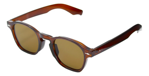 Lentes De Sol Para Hombre Color Cafe Gafas De Sol Redondos