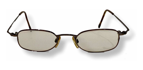 Lentes/montura Easy Clip Metal Marrón Y Pasta Negra C/morado
