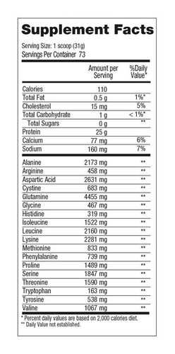 Imagen 2 de 2 de Proteina 100% Hidrolizada Sabor Vainilla 5 Lb