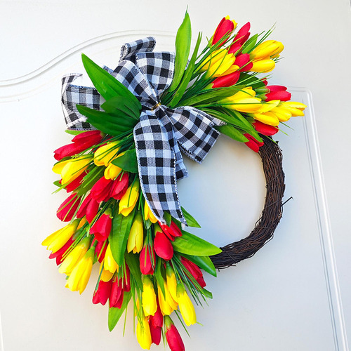 Corona De Primavera Y Verano, Corona De Boda, Corona De 35cm
