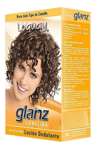 Loción Ondulante Rizos Permanentes Glanz Todo Tipo Loquay