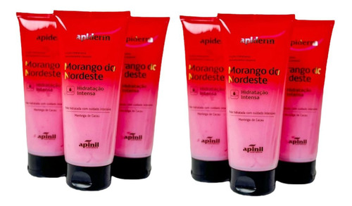 12 Unidades Hidratante Morango Apiderm Apinil