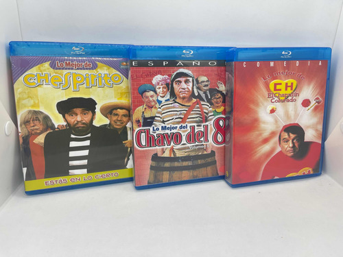 Chespirito Chavo Del 8 Chapulin Serie Completa Latino Bluray