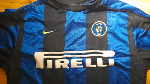 Camiseta Inter Milan Nike Fútbol Original De Época No Retro