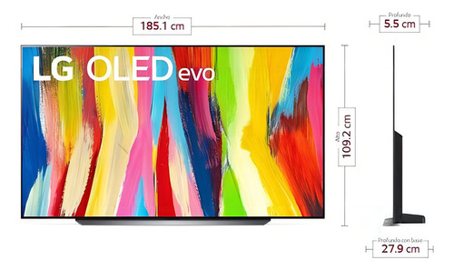 Televisor LG 83 Pulgadas Smart Tv Mas Magic Remote Oled83c2