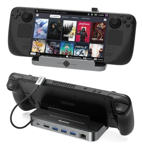 comprar Steam Deck Docking Station, 6in1 Steam Deck Dock Stand ...