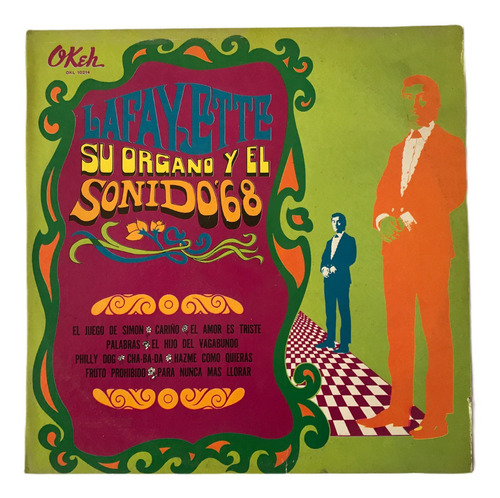 Lafayette Y Su Organo Y El Sonido 68 Disco Lp Fonograma Cbs