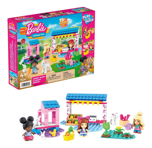 Mega Barbie Toy Building Building, Farmers Market Con 3 4 Y