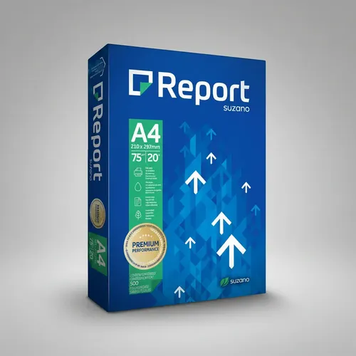 Papel Sulfite Report A4 500 Folhas 75g Branco Kit 10