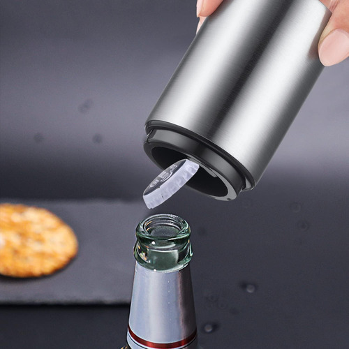 Abrebotellas De De Alta Calidad (plateado), 1 Abridor Autom