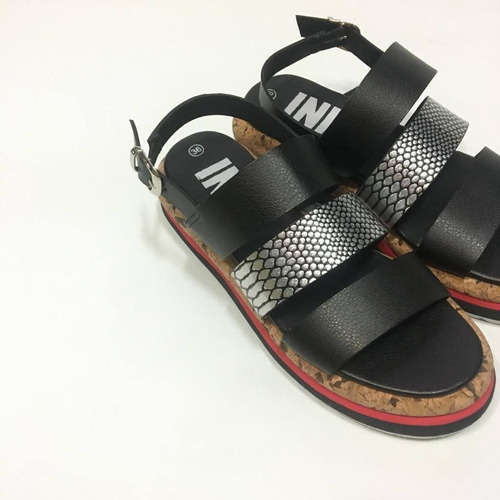 Sandalias Tiras Mujer Planas Plataformas