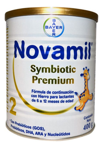 Novamil 2 Symbiotic Premium Lata Con 400 G