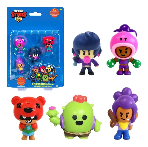 Pack X5 Muñecos Brawl Stars Mini Figura Vulcanita Original