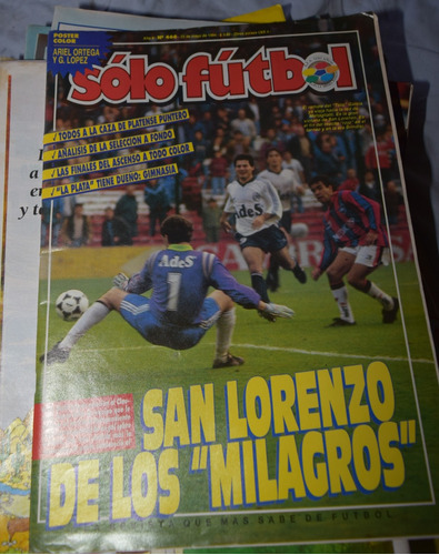 Revista Solo Futbol San Lorenzo De Los Milagros
