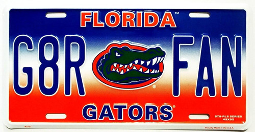 Ncaa Florida Gators Relieve De Aluminio Del Color Del E...