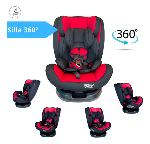 Silla De Auto Bebé Isofix Bebeglo 360° Multi-etapas Premium