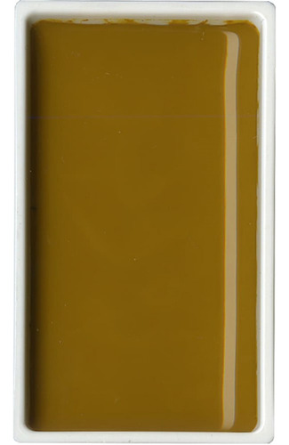 Acuarela Kuretake Gansai Tambi Pastilla X Unidad Color 44 Yellow Ochre