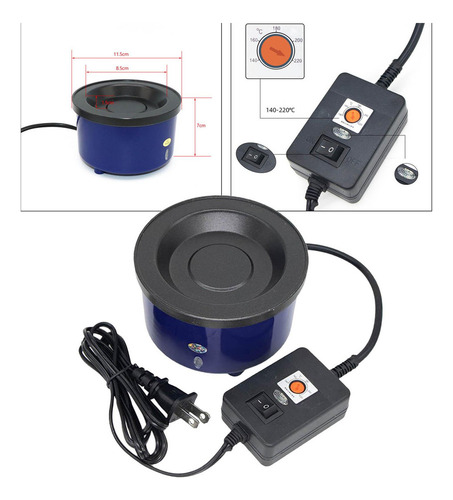 Pote De Cola Quente Durável, Controle De Temperatura