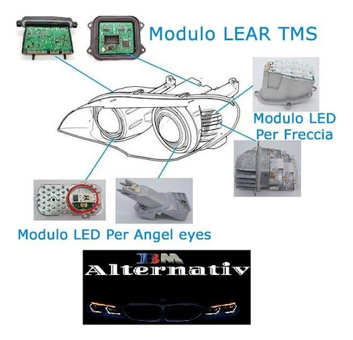 Modulo Lámpara Led Ojo De Ángel Luz Diurna Bmw F20 10/15