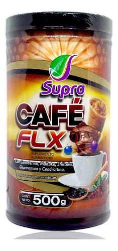 Café Flx Ganoderma Maitake Glucosamina Condroitina 500 G Sup